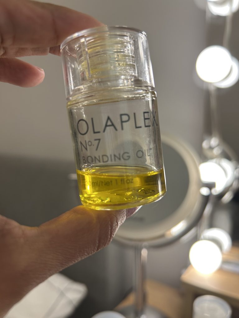Olaplex Nº7 Bonding Oil que utilizo como acabado
